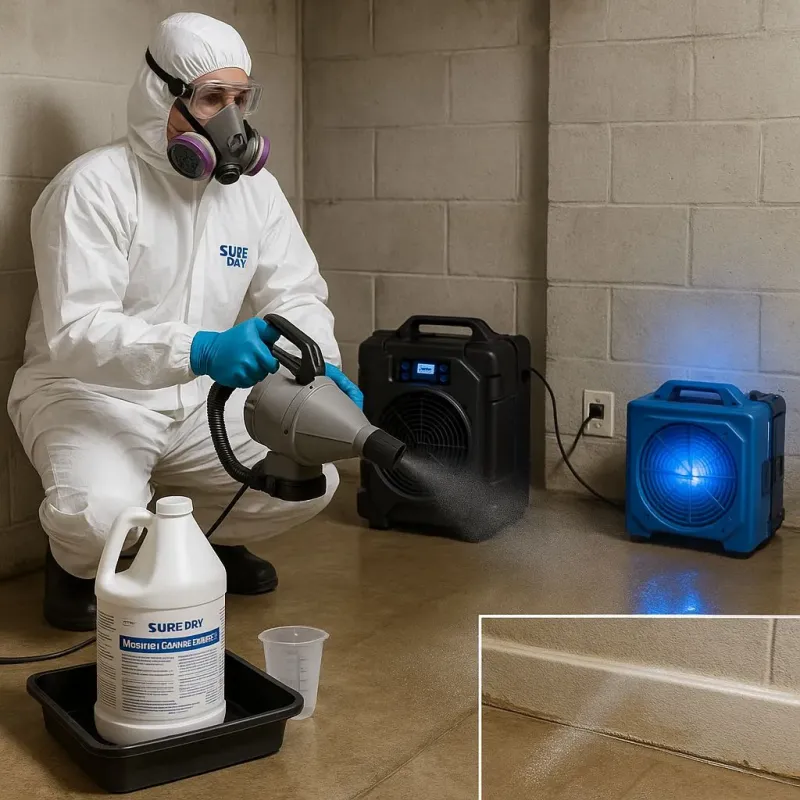 Sanitization and Odor Removal process in Deer Park, WA