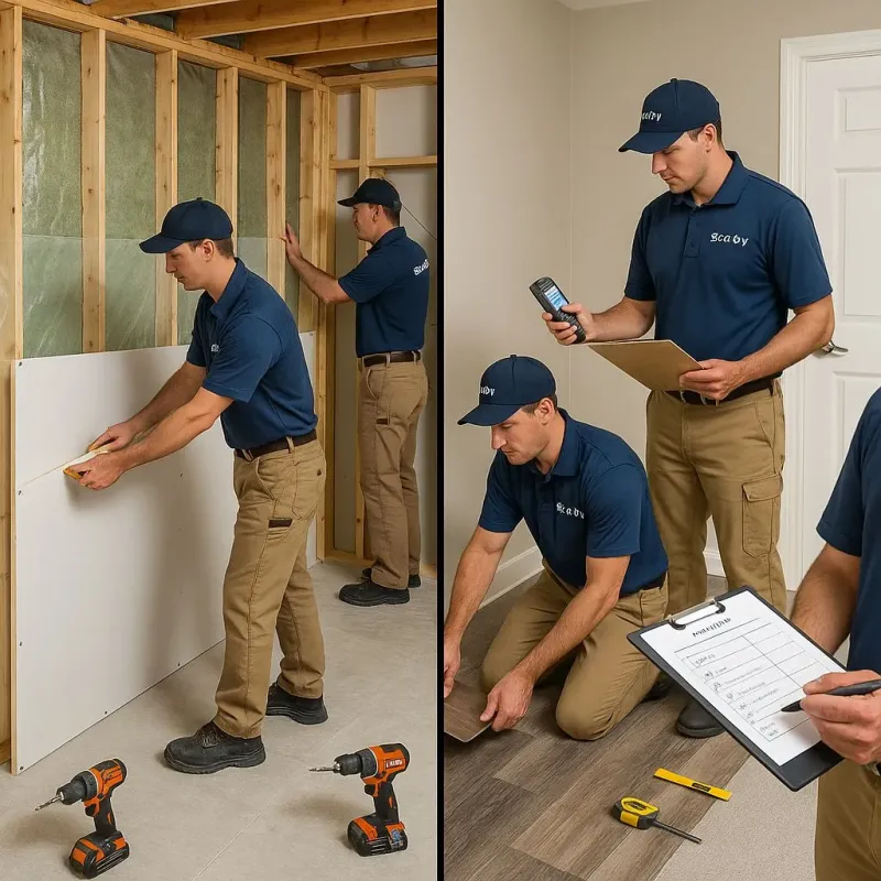 Repairs and Reconstruction process in Deer Park, WA